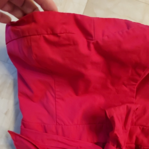 Women's Strapless Dress - Picture 5 of 6